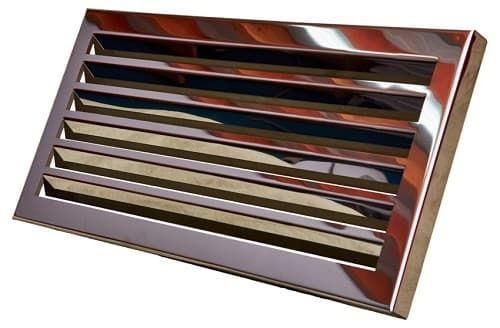 Декоративная решетка из нержавеющей стали для клапана дымоудаления и огнезащиты