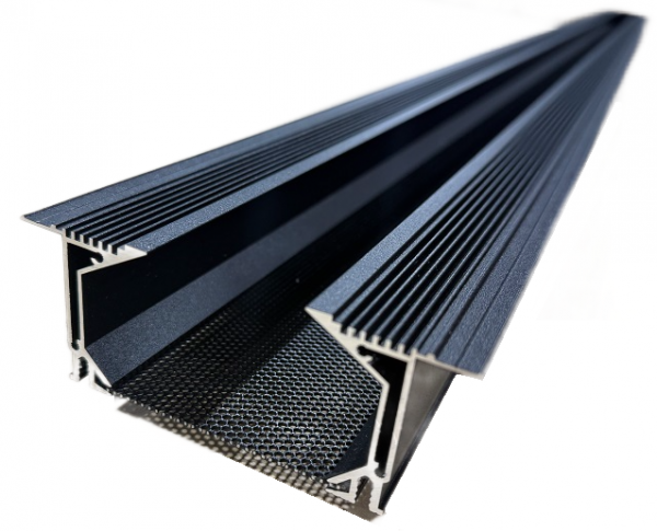 Линейная решетка для скрытого монтажа перфорированная