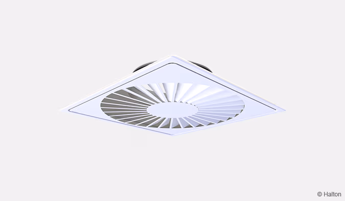 Halton Jaz JWC – Потолочный диффузор с вихревым потоком
