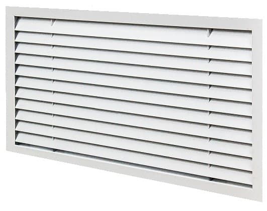 Линейная решетка накладная с наклонными ламелями РЭД-Н-Р1 фикс