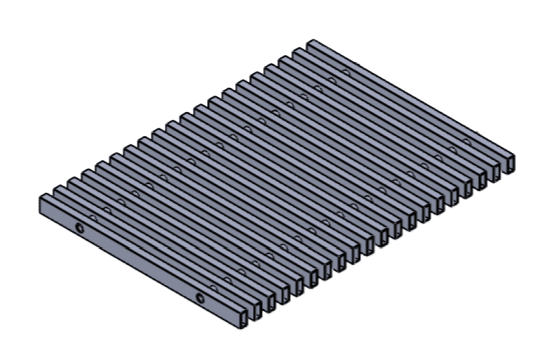 Напольная решетка отопления РЭД-НРБ