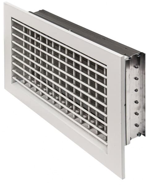 Решетка регулируемая двухрядная РЭД-Р2-25-КРВ с декоративной рамкой
