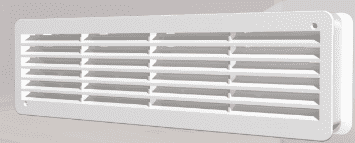 Пластиковые переточные решетки серии ДП 450х91