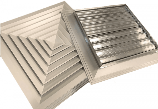 Диффузор потолочный с клапаном РЭД-4ПР-КРВ