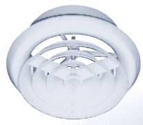 Диффузор веерный ДПУ-К арктос 100, 125, 160, 200, 250 пластиковый