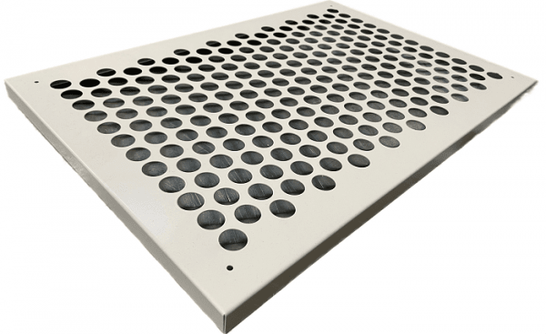 Перфорированная решетка с круглыми отверстиями РЭД-РКДМ-орнамент