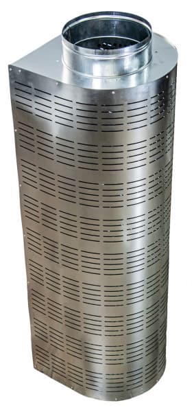 Низкоскоростной угловой воздухораспределитель РЭД-ВНУ1-НС-AISI-304