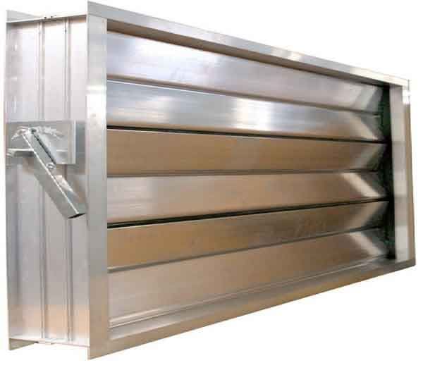 Клапан воздушный с резиновыми уплотнителями