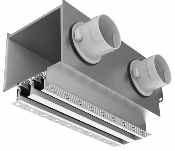 Камера статического давления для щелевых диффузоров