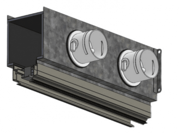 Адаптер для щелевых решеток скрытого монтажа