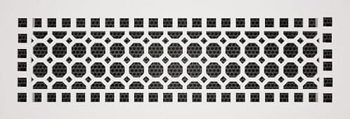 Вентиляционная решетка декоративная накладная из холоднокатаной стали