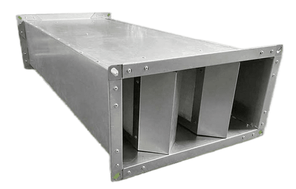 Шумоглушитель прямоугольный пластинчатый РЭД-ШГК-ПП