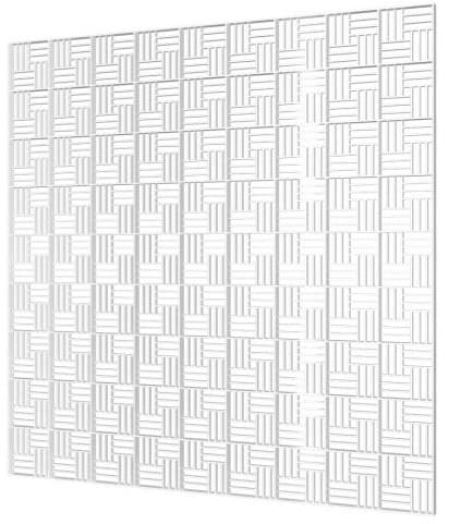 Решетка вентиляционная декоративная пластиковая 600х600 (595х595)