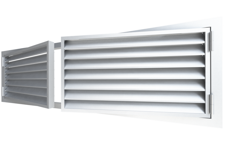 AIRO-NND2 дверь жалюзийная двухстворчатая