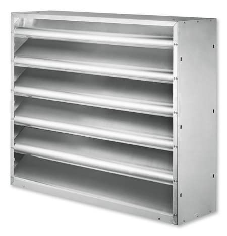 Шумозащитная жалюзийная решетка