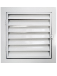Врезное жалюзийное слуховое окно одностворчатое АРН-Д