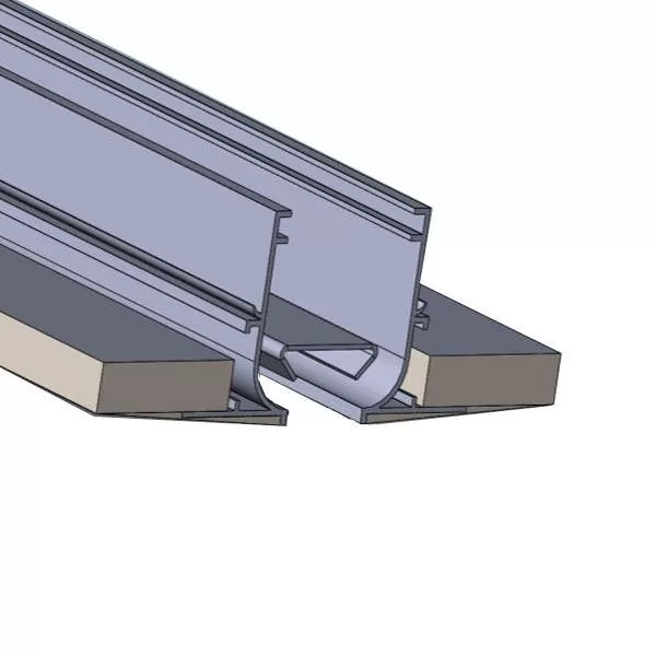 Скрытый щелевой линейный диффузор Г-ЛД