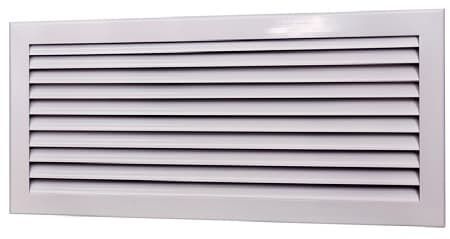 Декоративная решетка с неподвижными жалюзи РЭД-РД