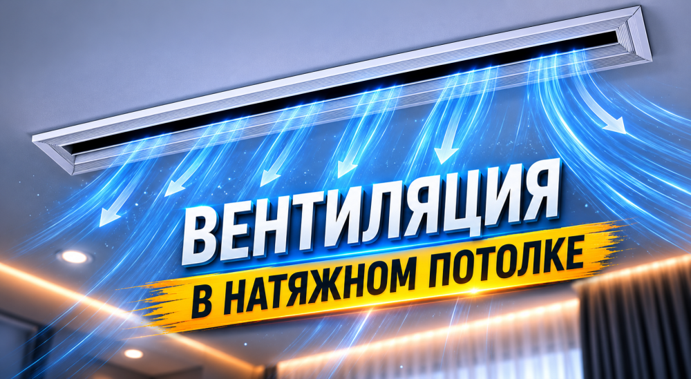 Вентиляционные решетки для натяжных потолков: виды и особенности выбора
