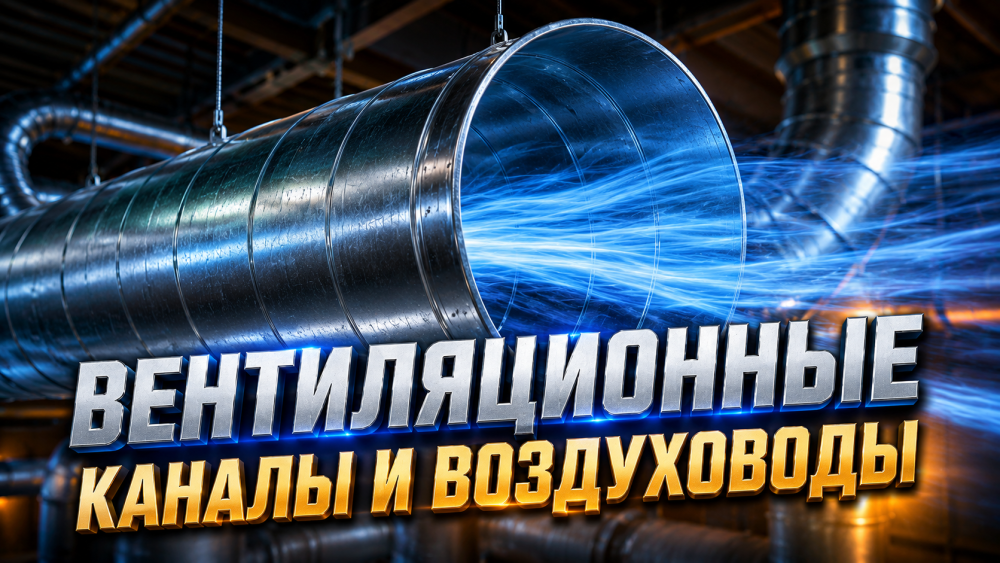 Вентиляционные каналы и воздуховоды: виды, устройство и применение