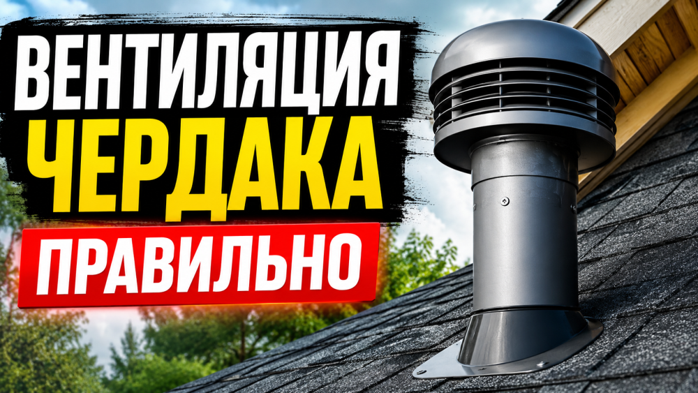 Вентиляция чердака в частном доме: правила устройства чердачного пространства