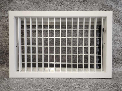 Вертикальная регулируемая решетка с клапаном РАГ-В+Р