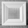 Сотовая потолочная решетка с клапаном расхода воздуха 4ПС-Р
