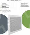Заказать Решетка перфорированная с клапаном расхода воздуха ПВР-Р