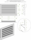 Чертех Наружная решетка ВРН-А - Аналог решетки АРН арктос