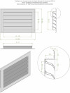 Чертех Алюминиевая вентиляционная решетка ВРН-К